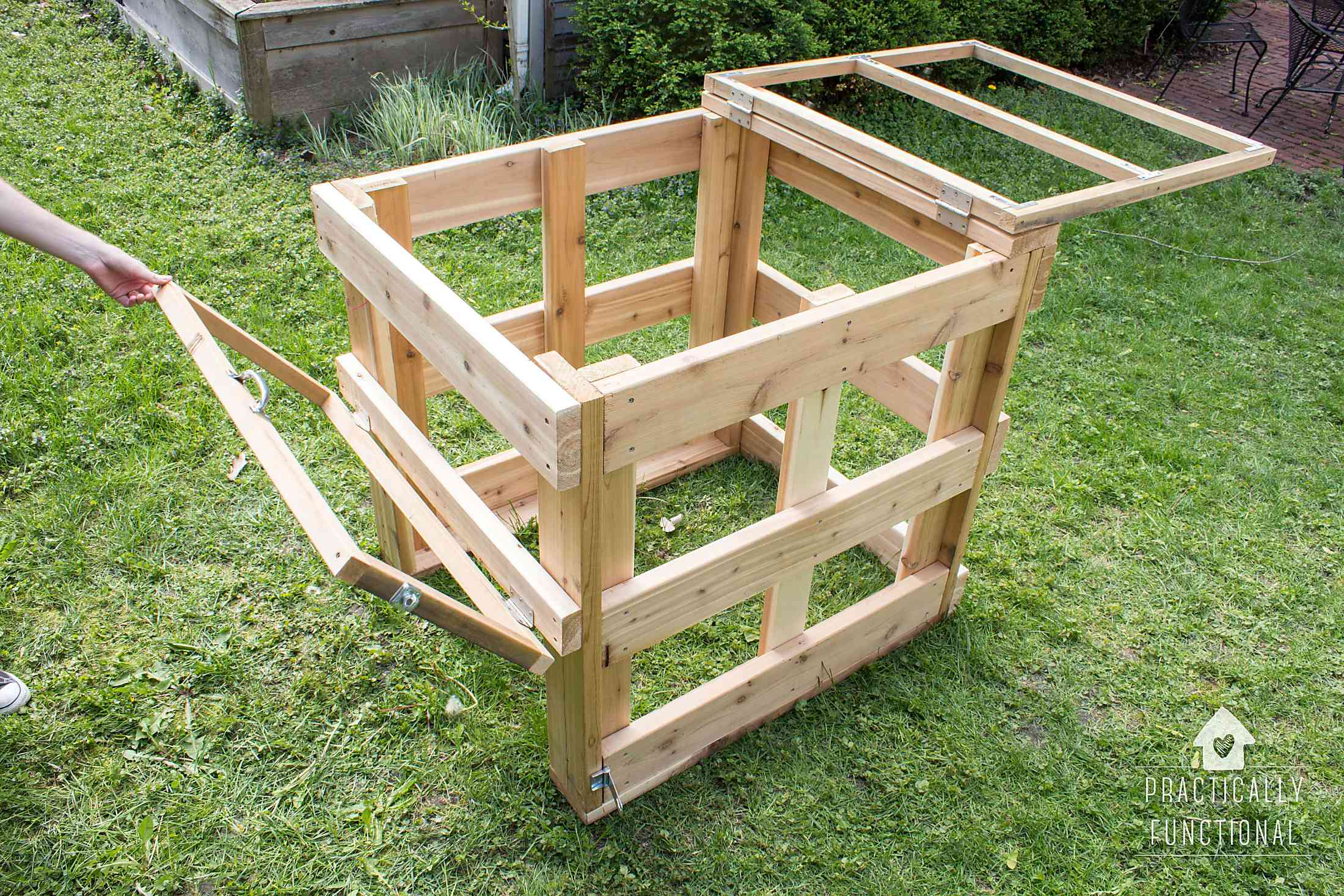 Wooden Compost Bin Plans regarding Compost Bin Design