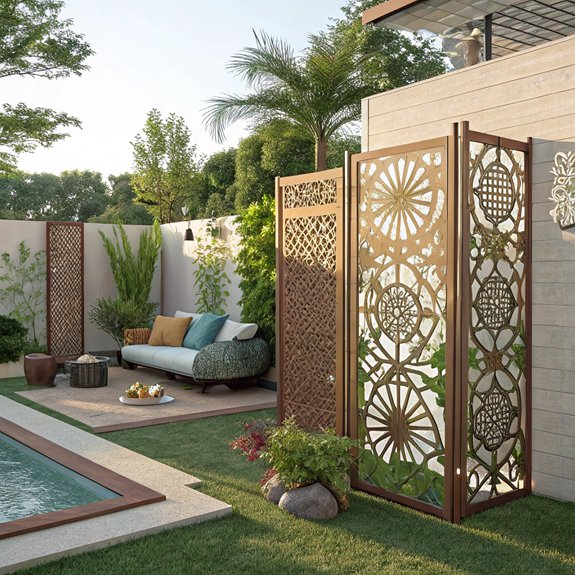 10 Creative Ways To Add Backyard Privacy In 2025 - The Tanee within Outdoor Wall Design