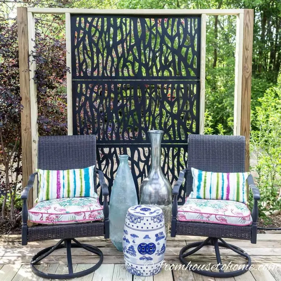 15 Diy Outdoor Privacy Screens - Diy Danielle® regarding Outdoor Privacy Screen Design