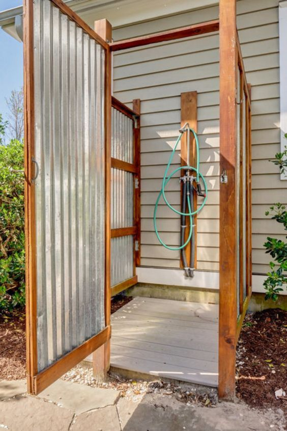 15 Wonderful Diy Outdoor Shower Ideas For You To Recreate - Drop By My ... pertaining to Outdoor Shower Design