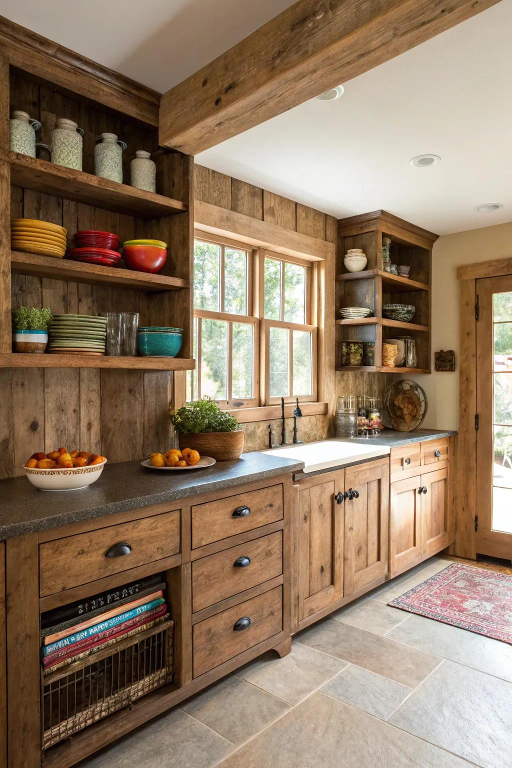 17+ Inspiring Industrial Modern Rustic Design Ideas with Blending Rustic Charm with Industrial Design Using Reclaimed Timber
