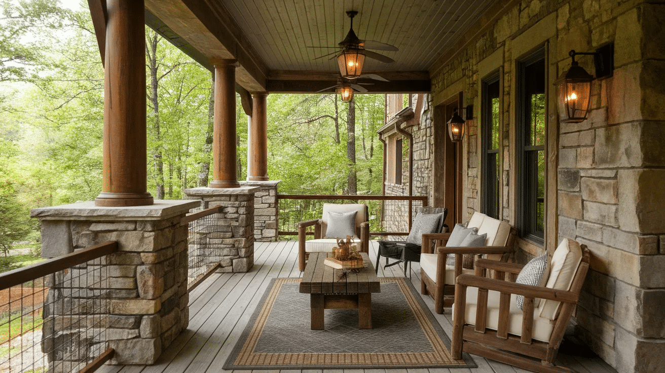17 Wrap Around Porch Ideas For Your Home - Opple House with Wrap-Around Porch