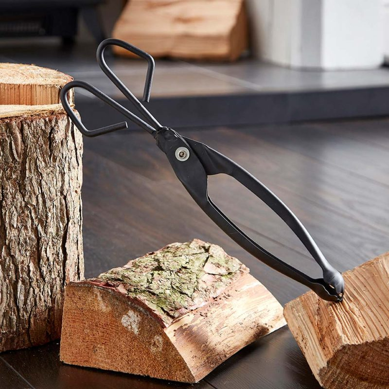 18" Scissor Tongs - Oakleaf Stoves in Outdoor Fire Tong Design