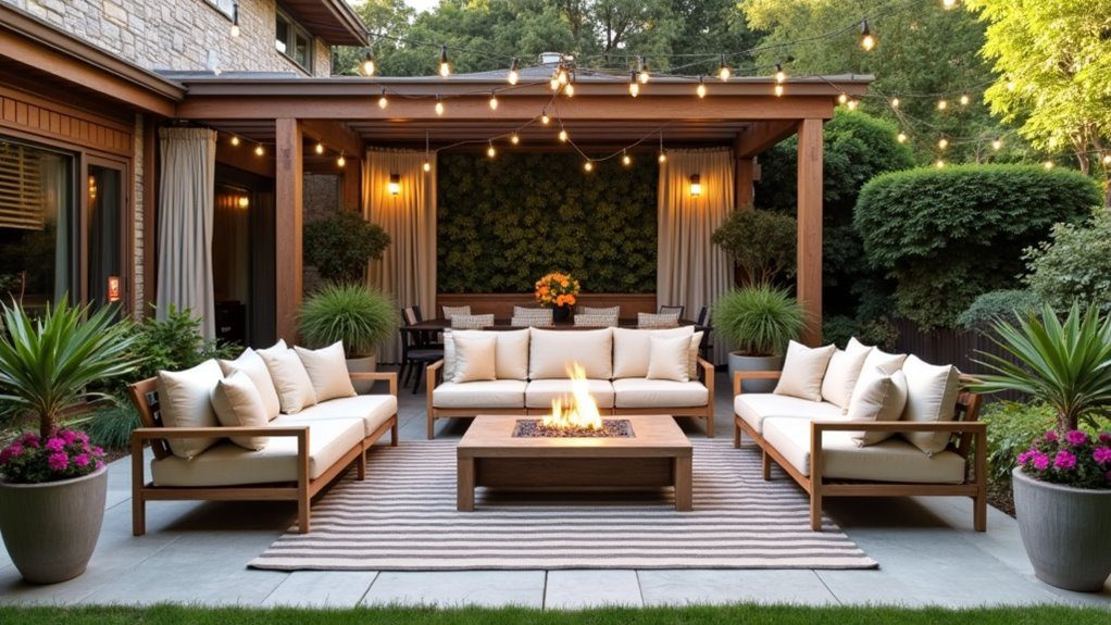 19 Outdoor Patio Ideas For A Stylish And Functional Space - Homevdecor ... pertaining to Functional Design Techniques for Stylish Patios of Any Size