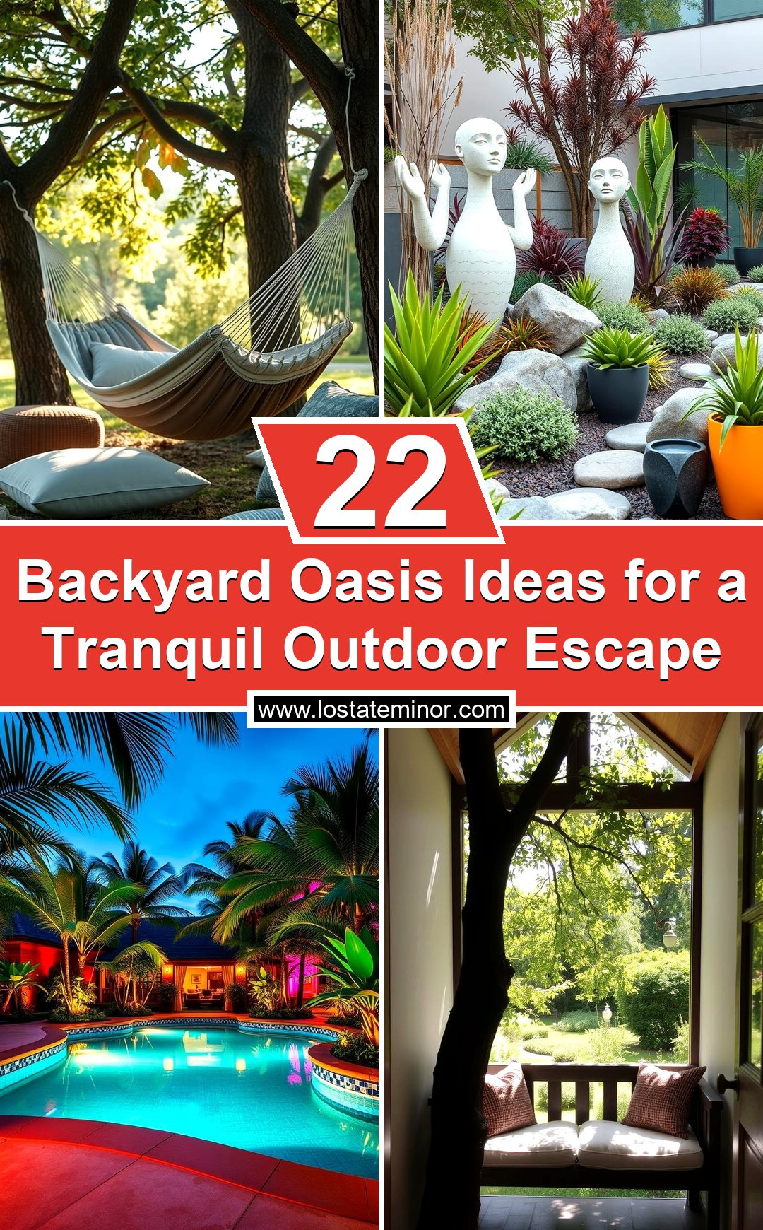 22 Backyard Oasis Ideas For A Tranquil Outdoor Escape - Lost At E Minor throughout Transform Your Backyard into a Tranquil Oasis with Water Features