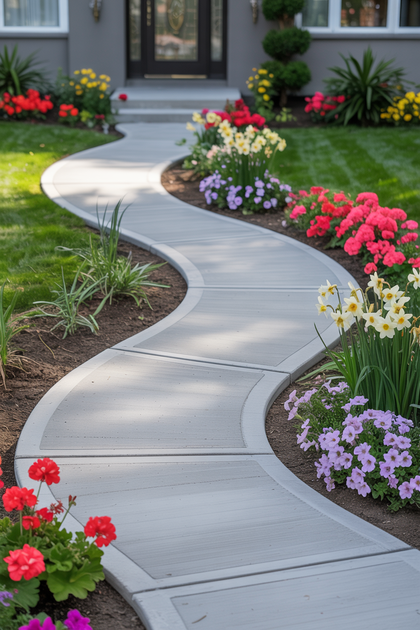 23+ Cheap Diy Walkway Ideas On A Budget inside Budget Friendly Walkway Ideas That Don't Look Cheap