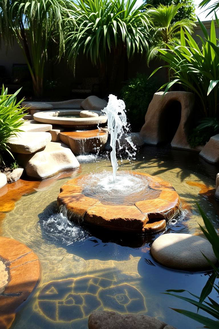 24 Large Backyard Ideas To Transform Your Outdoor Living Area in Outdoor Water Garden Design