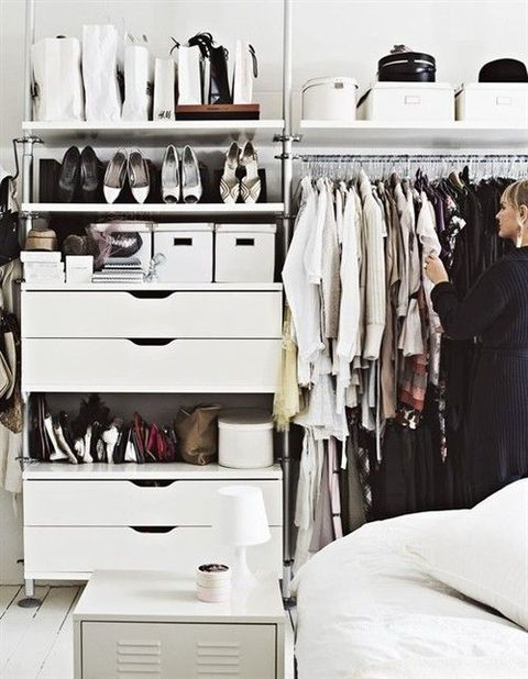 25 Stylish Minimalist Closet Design Ideas - Shelterness intended for Hanger Design