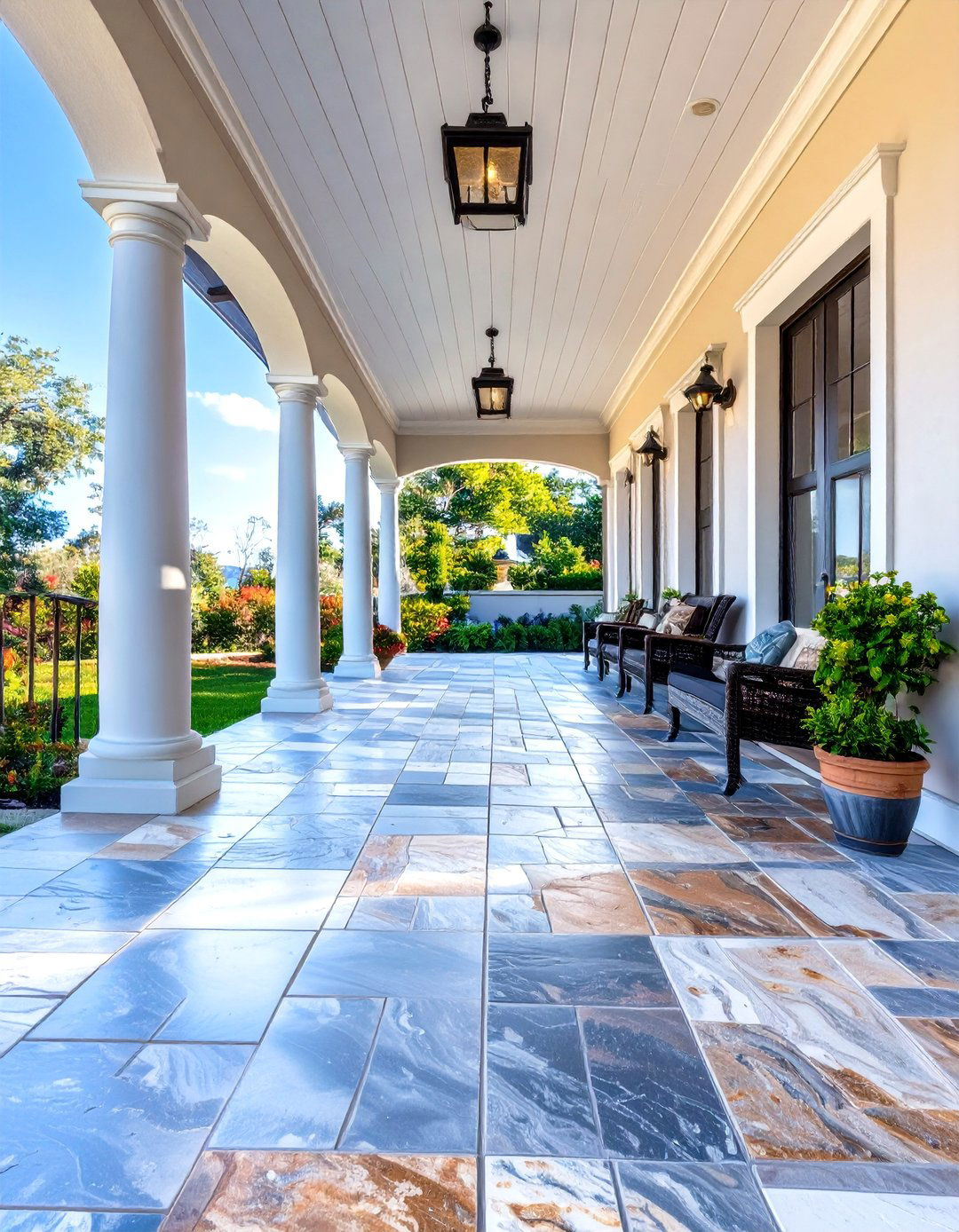 30 Stunning Wrap Around Porch Ideas For Outdoor Living - We Love Home Blog for Wrap-Around Porch