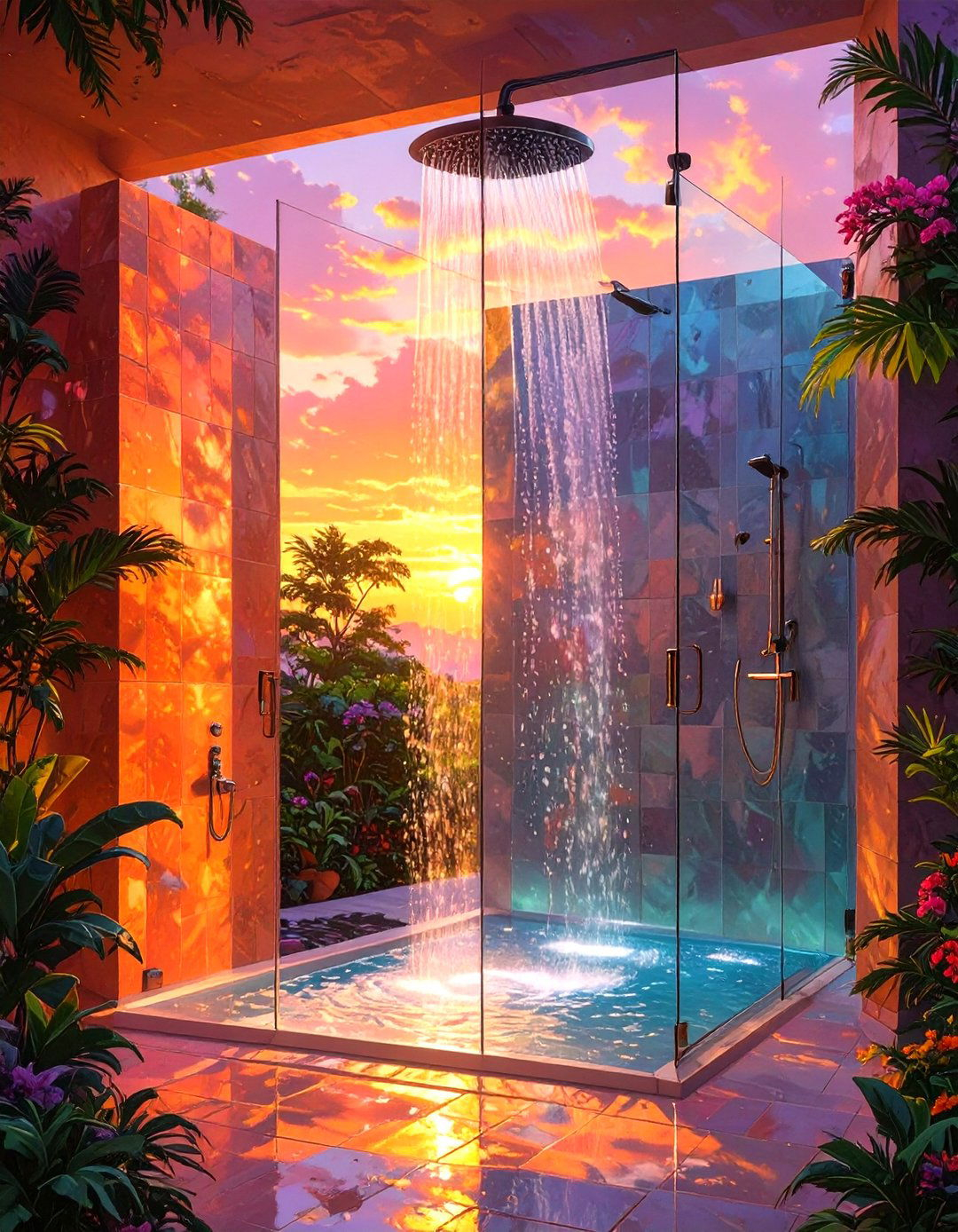 30 Stylish Shower Door Ideas For A Modern Upgrade - We Love Home Blog regarding Understanding Water Containment Systems in Modern Walk-In Showers