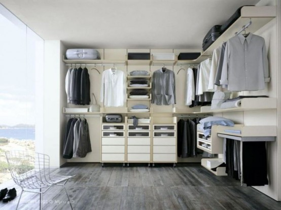 45 Stylish Minimalist Closet Design Ideas - Digsdigs pertaining to Hanger Design