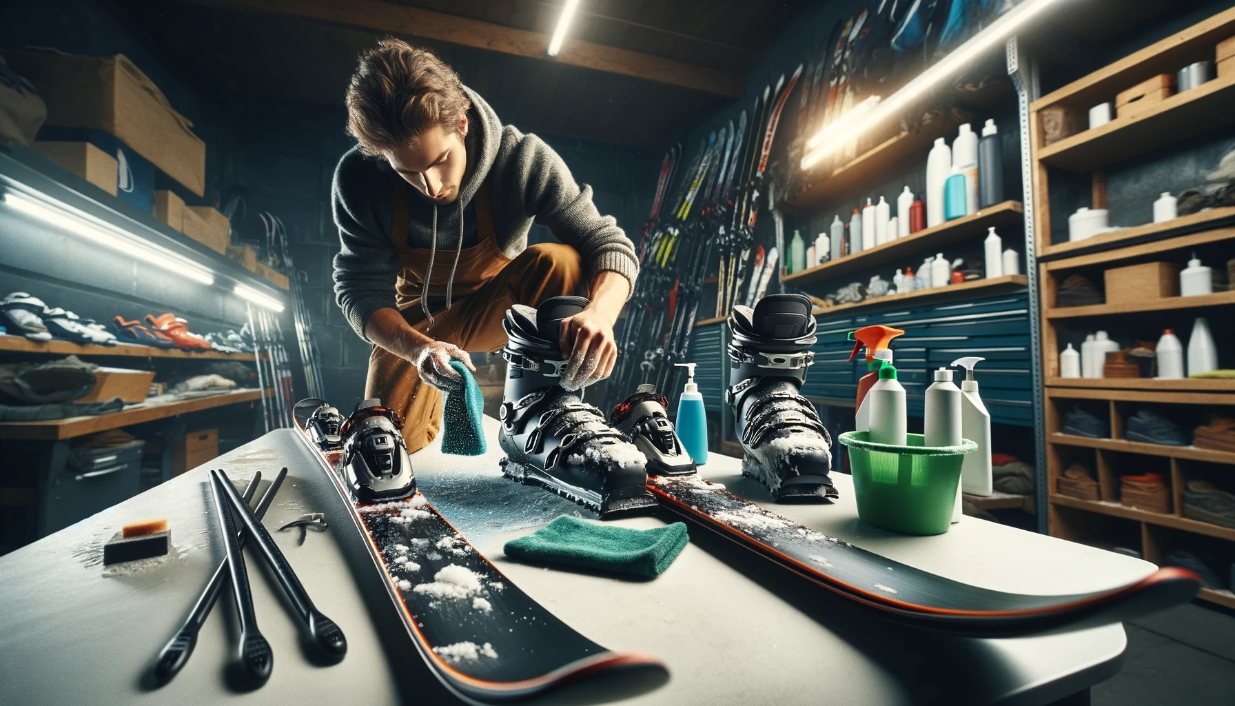 A Skiier's Guide To Properly Storing Ski Equipment During The Season ... with The Secret to Planning Practical Walk In Closets for Heavy Ski Equipment Storage