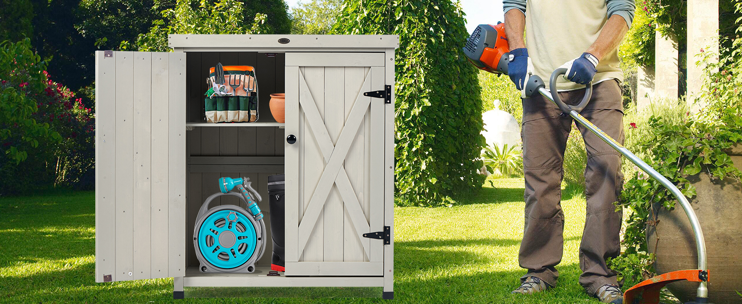 Amazon.com: Outdoor Storage Cabinets Weatherproof For Patio, Garden ... regarding Designing Weatherproof Outdoor Organizers That Actually Last Through 2026