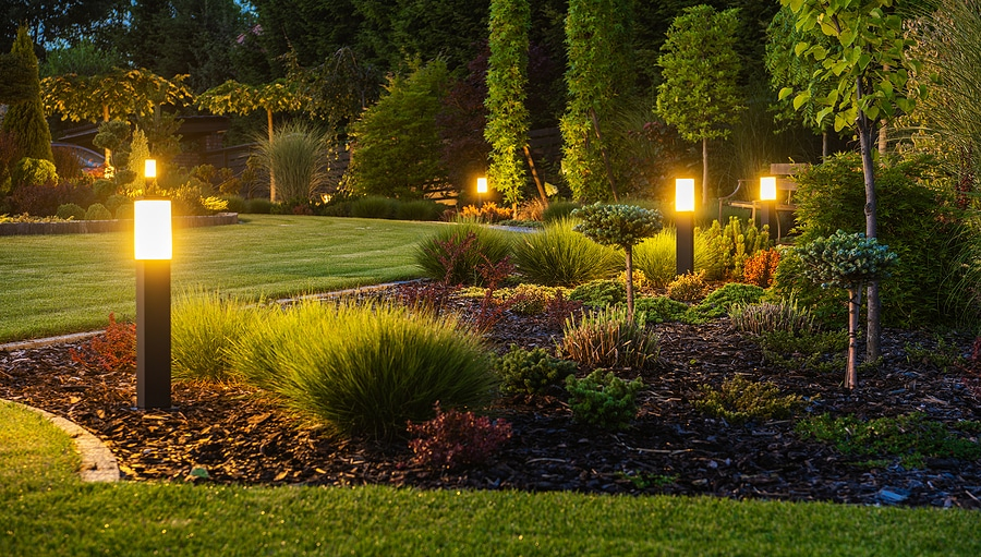 Beautiful Blooms Landscaping: Transforming Outdoor Spaces In Yulee, Fl ... regarding Transforming Exterior Spaces with Directional Outdoor Canister Lighting