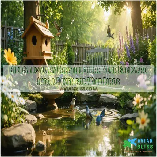 Bird Sanctuary Creation: Turn Your Backyard Into A Haven For Wild Birds with Outdoor Bird Garden Design