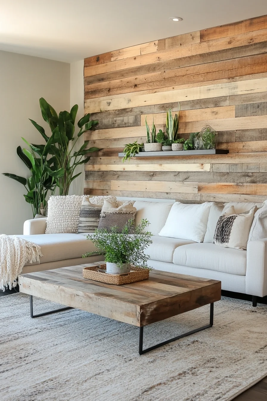 Building A Reclaimed Wood Accent Wall: Transform Your Space With Rustic ... within Reclaimed Wood Design