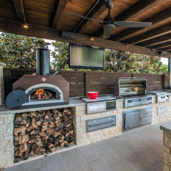 Built-In Grill Ideas For Your Outdoor Kitchen Space | Kitchen Design ... pertaining to Small Space Big Flavor Creative Outdoor Grill Ideas for Tight Patios