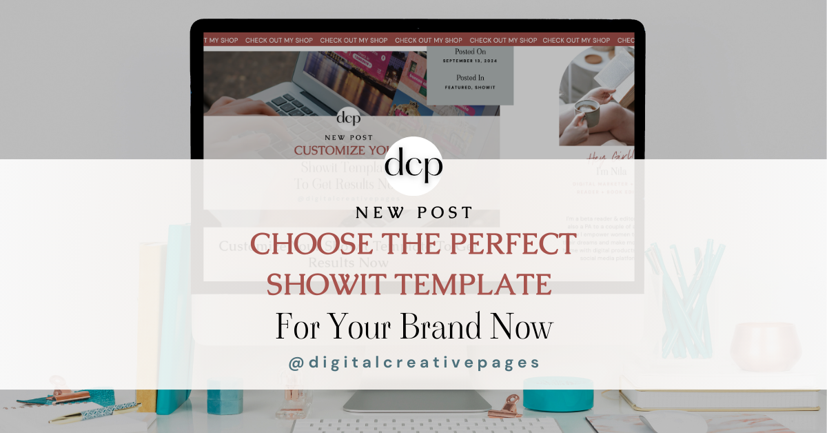 Choose The Perfect Showit Template For Your Brand Now for Press Release Design