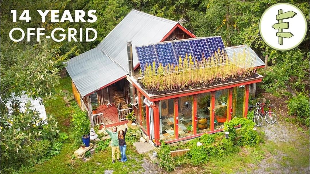 Couple Spends 14 Years Living In An Off-Grid House They Built With ... with regard to Self-Sufficient Home