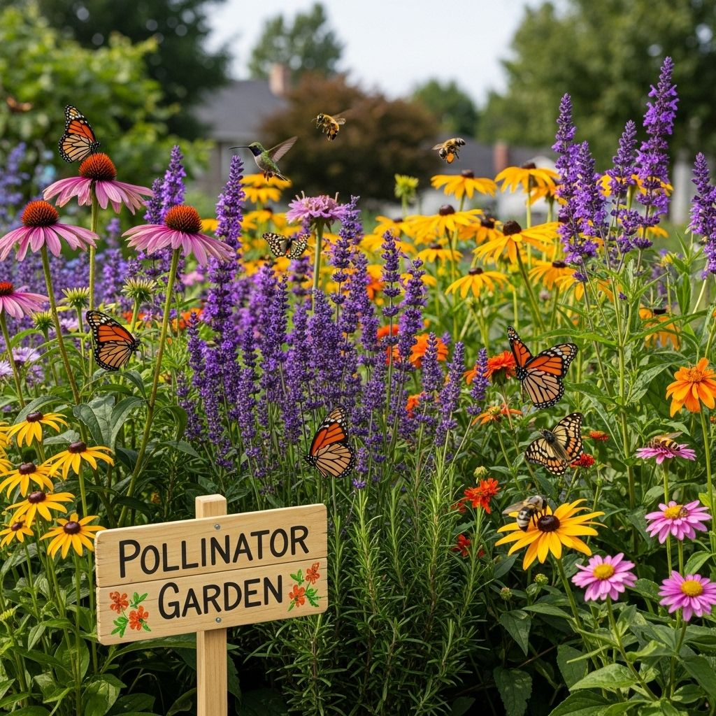 Create Your Own Pollinator Garden: A Step-By-Step Guide - Graphic Folks with Creating a Pollinator Friendly Flower Garden for Local Wildlife