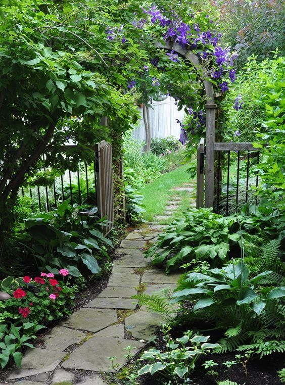 Creating A Secret Garden | Walkway Landscaping, Beautiful Gardens ... pertaining to Outdoor Walkway Design