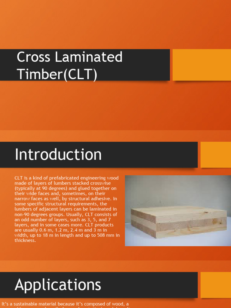 Cross Laminated Timber: Benefits & Uses | Pdf | Lumber | Building Materials with regard to How Cross Laminated Timber Is Changing the Rules of Lateral Design