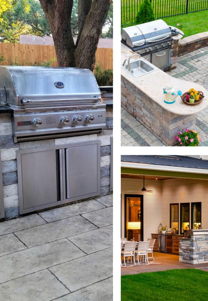 Custom Outdoor Kitchen Design In Houston- Fivestar Landscape intended for Outdoor Kitchen Design