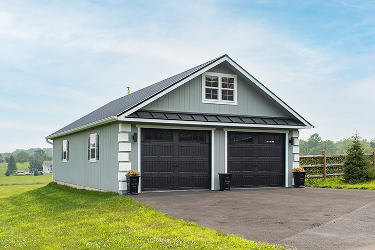 Customize Your Garage: Explore Our Options &amp; Upgrades | Lapp Structures pertaining to Simple exterior upgrades that elevate your garage from utility to architectural feature
