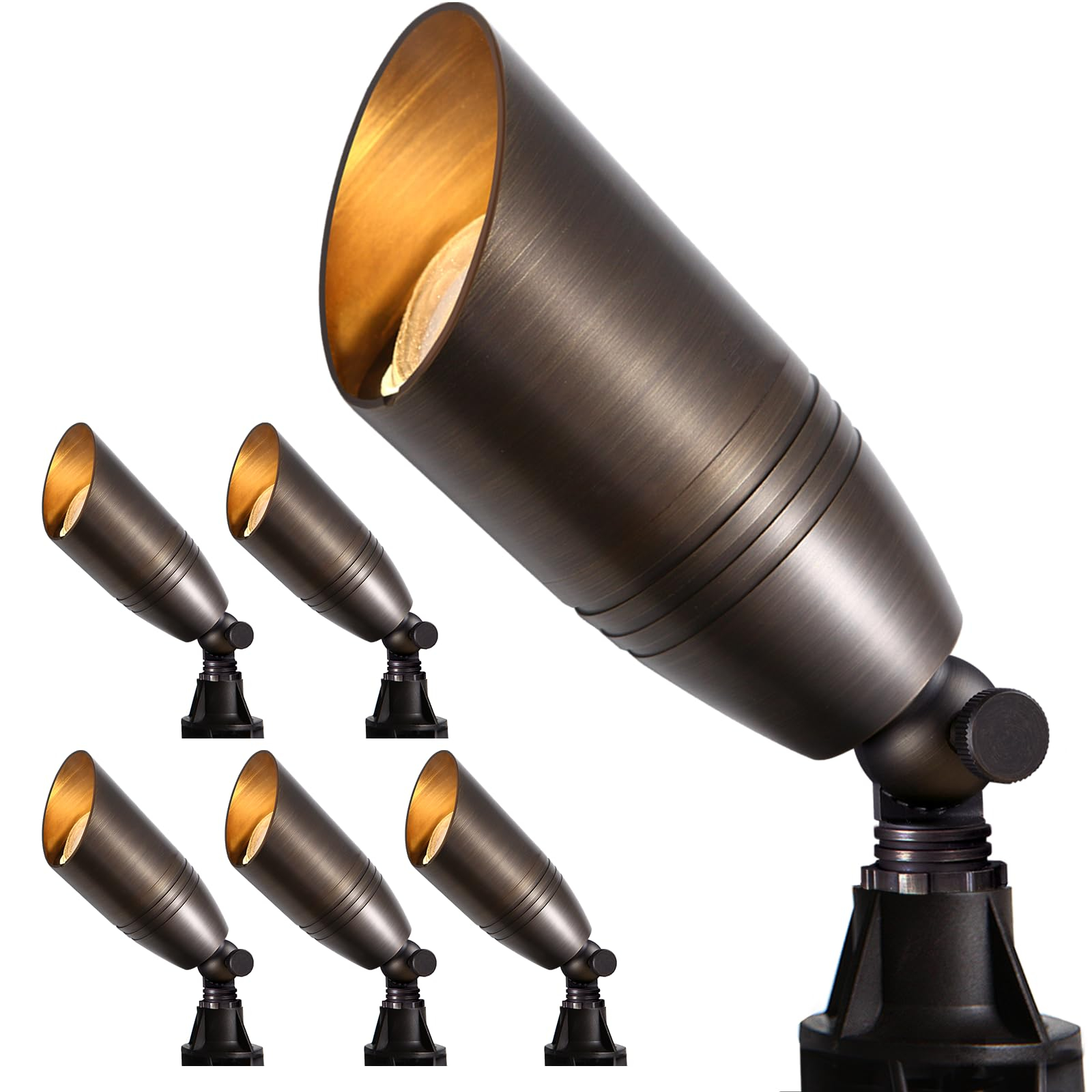 Directional Landscape Lighting Gardenreet Brass Well Lights Landscape regarding Outdoor Canister Design