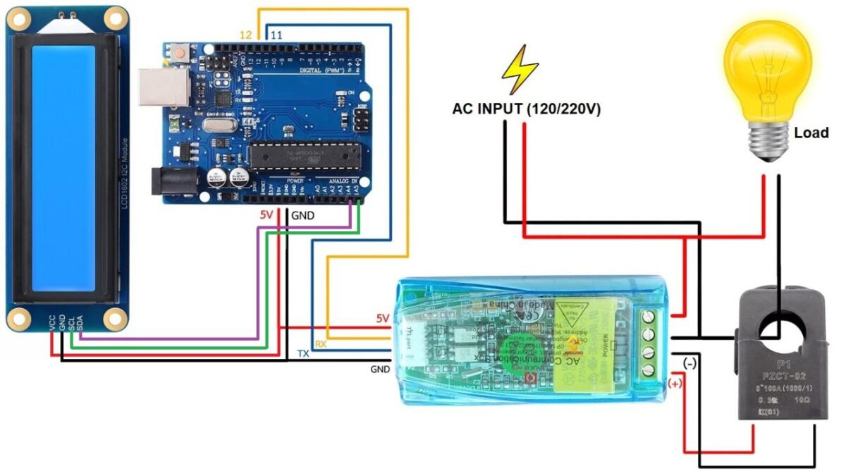 Diy Ac Energy Meter Using Pzem-004T &amp; Arduino within How to Build a Reliable DIY Energy Monitor Using ESP32 and PZEM Sensors in 2026