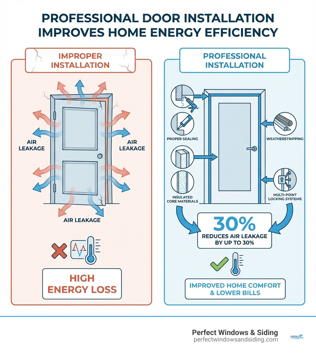 How Proper Door Seals Cut Home Energy Loss by 40 Percent