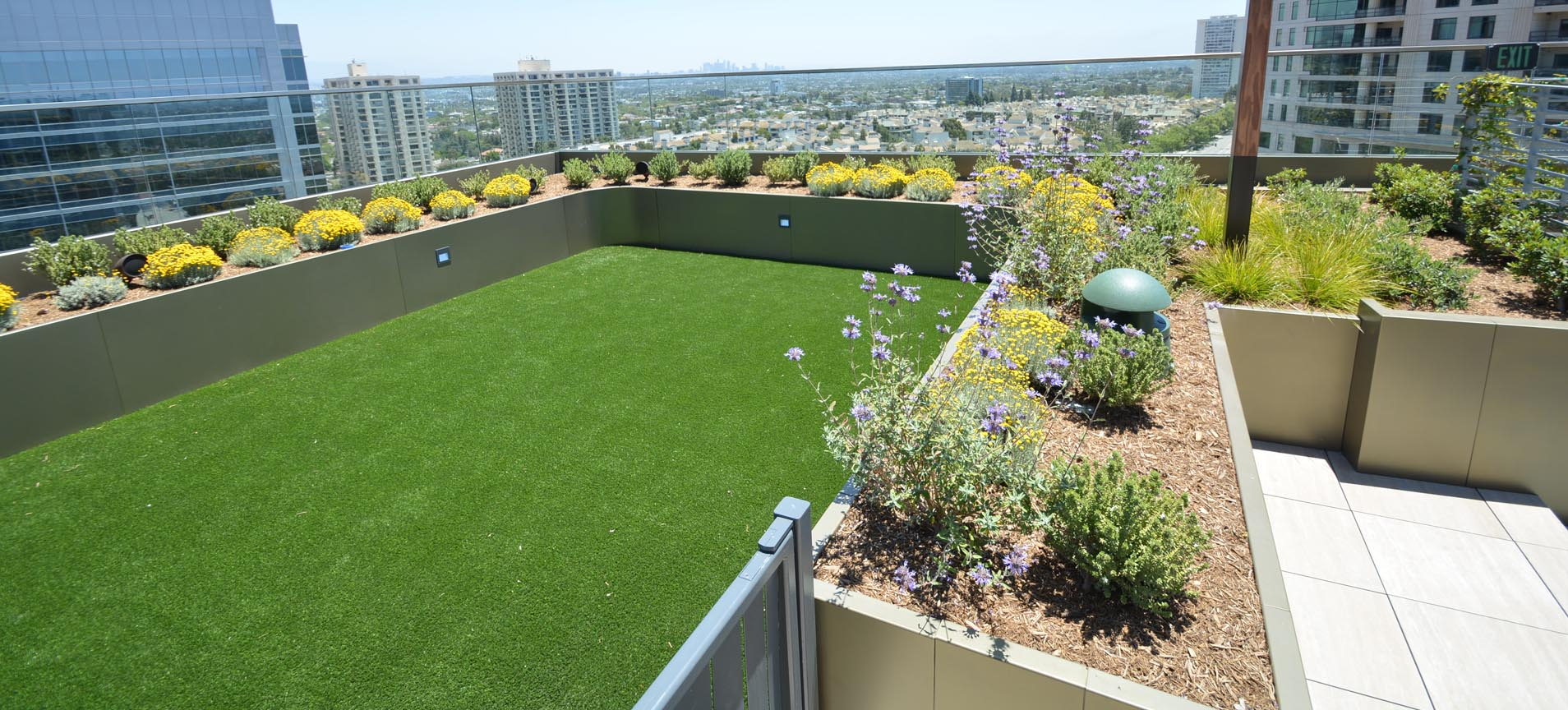 Easy And Effective Ways To Use Rooftop Turf On Your Roof Deck | Tile ... regarding Creating a Pet Friendly Oasis with Rooftop Artificial Turf