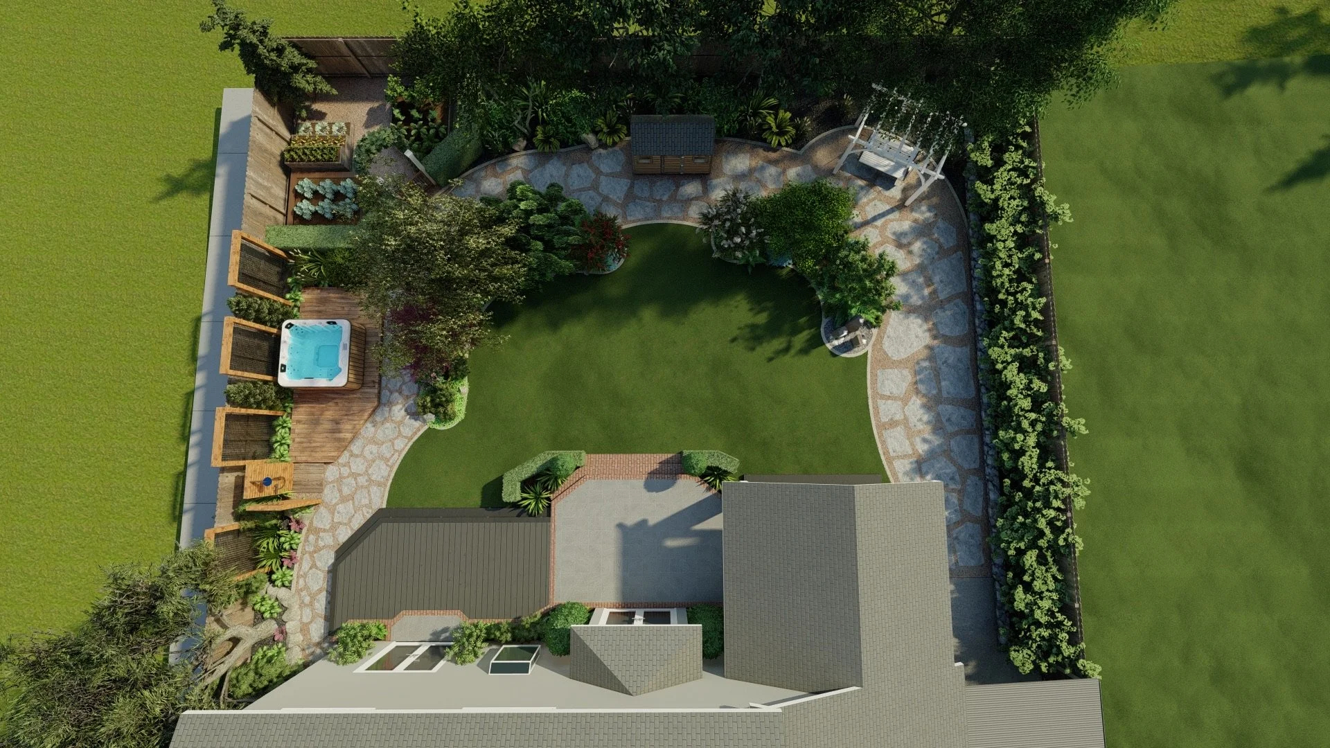 From Jungle To Joy: Transforming An Overgrown Yard Into A Magical Haven ... pertaining to Transforming Overgrown Yards Into Beautiful Functional Outdoor Living Areas