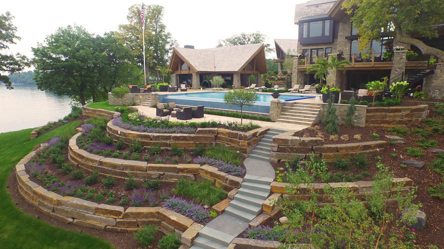 Hardscapes 101: Top Design Ideas For Your Lakefront Landscape pertaining to Outdoor Lake Design