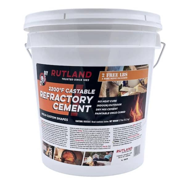 High Temperature Refractory Cement inside Outdoor Fire Mortar Design