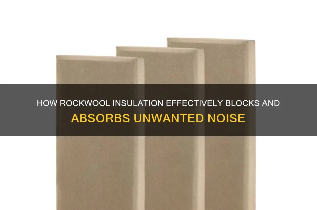 How Rockwool Insulation Effectively Blocks And Absorbs Unwanted Noise ... pertaining to Sound Insulation Design