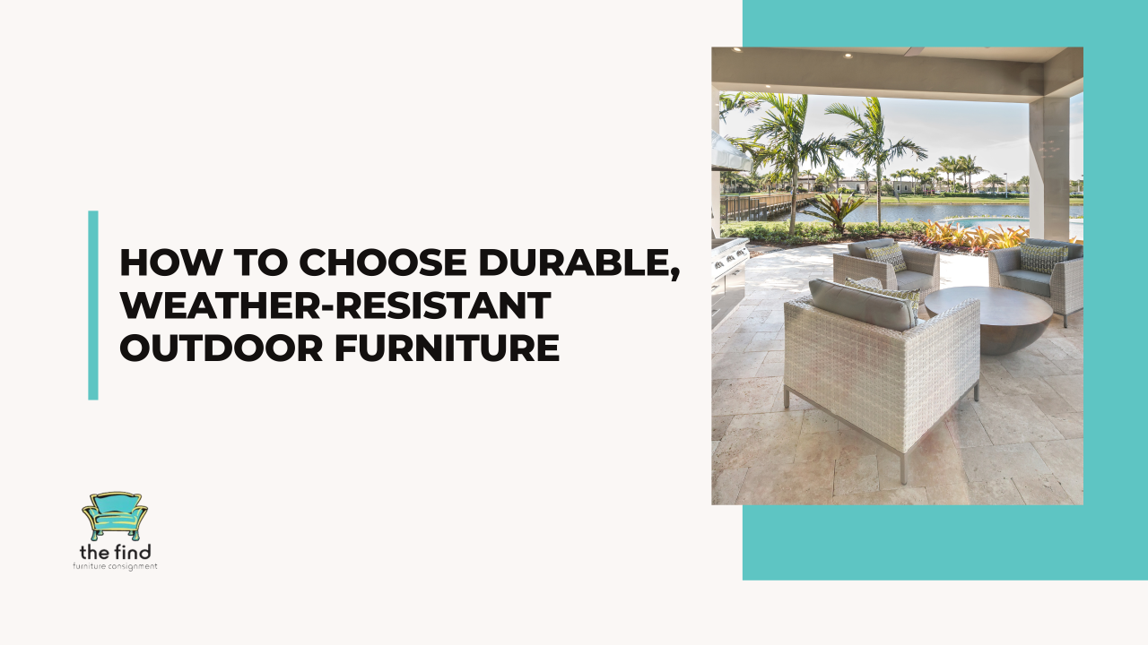 How To Choose Durable, Weather-Resistant Outdoor Furniture pertaining to Outdoor Room Design