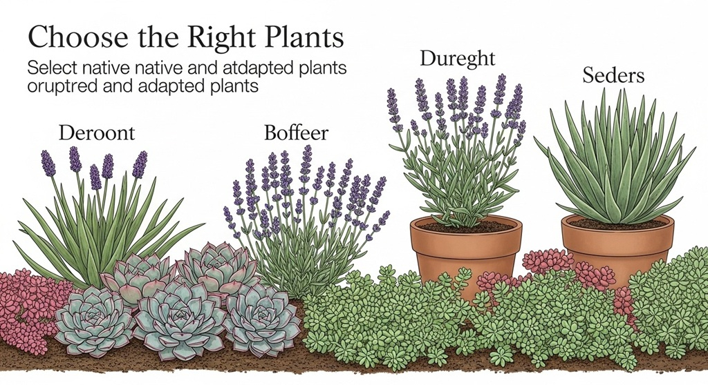 How To Design A Water-Wise Drought-Tolerant Garden - Alices Wonderland ... pertaining to Outdoor Succulent Garden Design