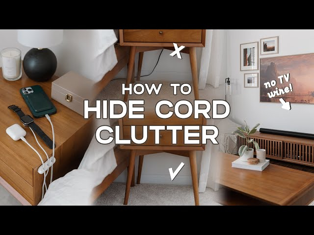 How To Hide Cords throughout Smart Ways to Hide Cables and Tech Clutter in Your Outdoor Living Area