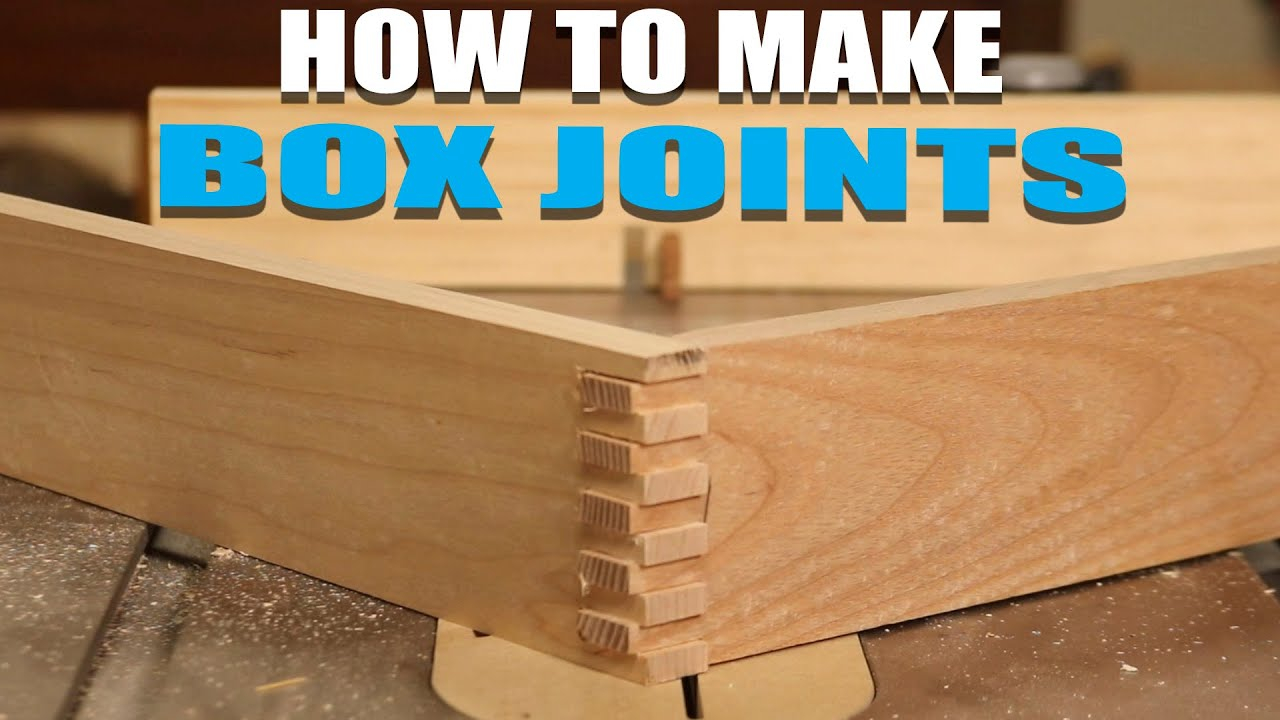 How To Make Box Joints/Finger Joints - Easy Joinery - Youtube within Building Stronger Boxes with Precise Finger Joint Design