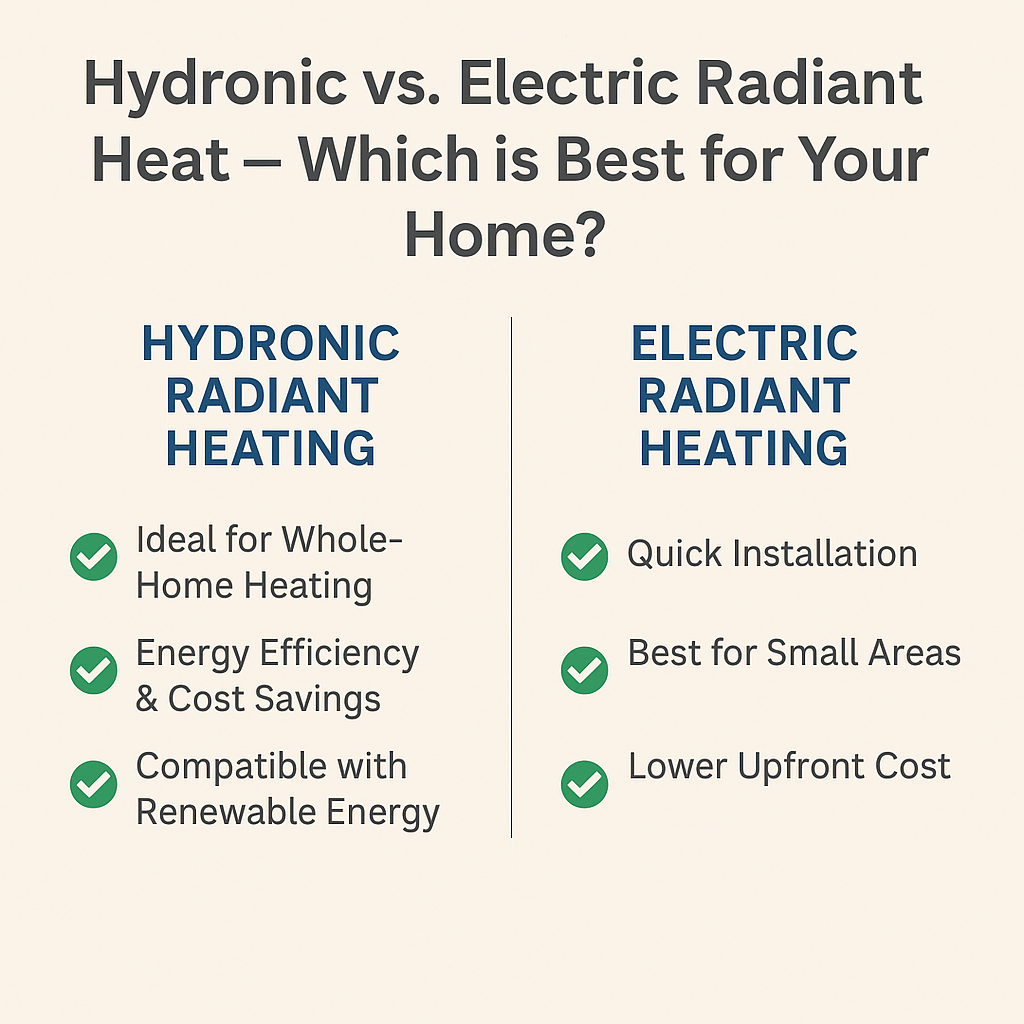Hydronic Vs. Electric Radiant Heat – Which Is Best For Your Home? regarding Electric vs Hydronic Radiant Flooring to Find the Best Fit for Your Space