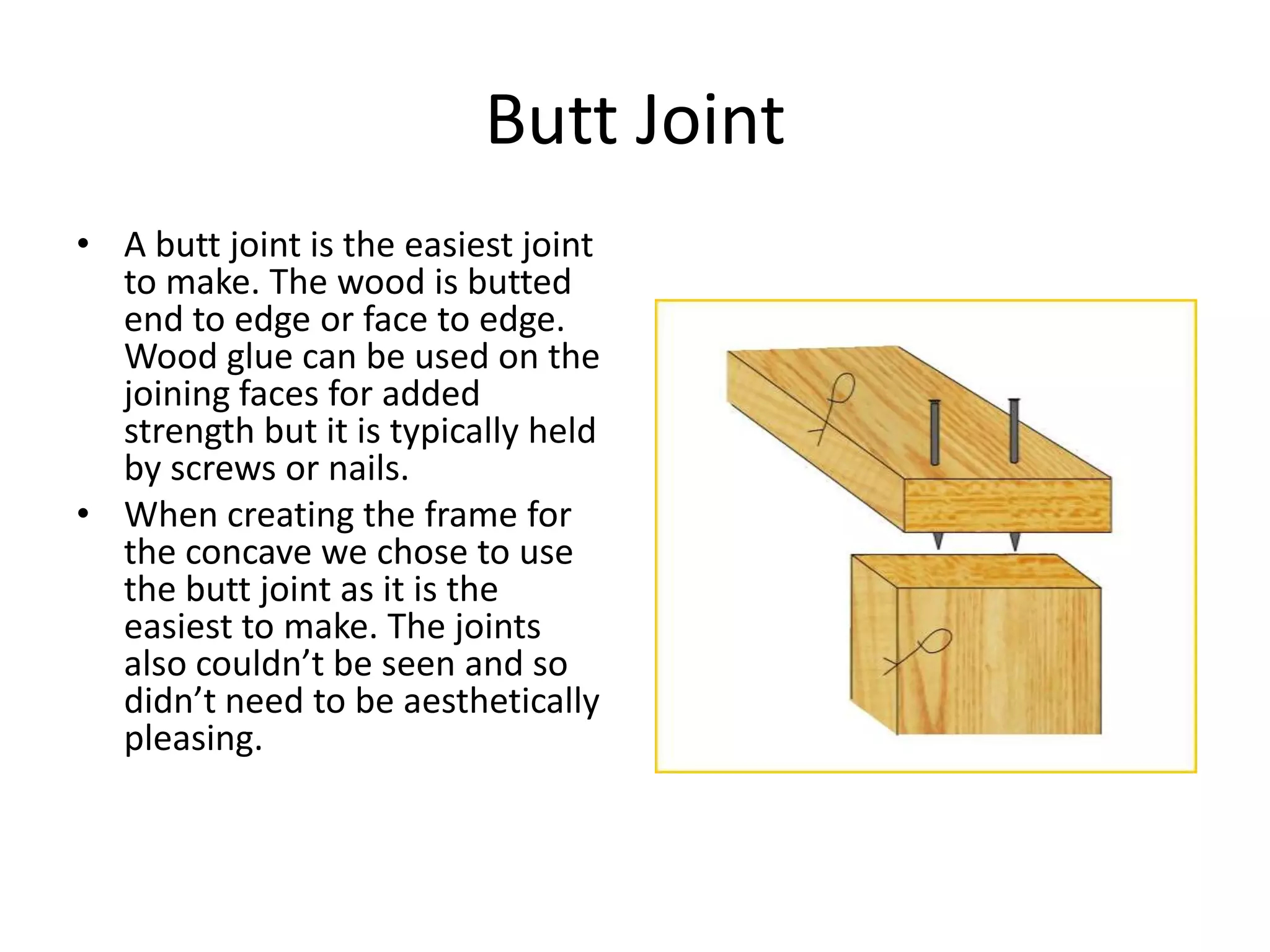 Joints And Tools Powerpoint | Pptx with Simple Rules for Safe and Efficient Nailed Joints