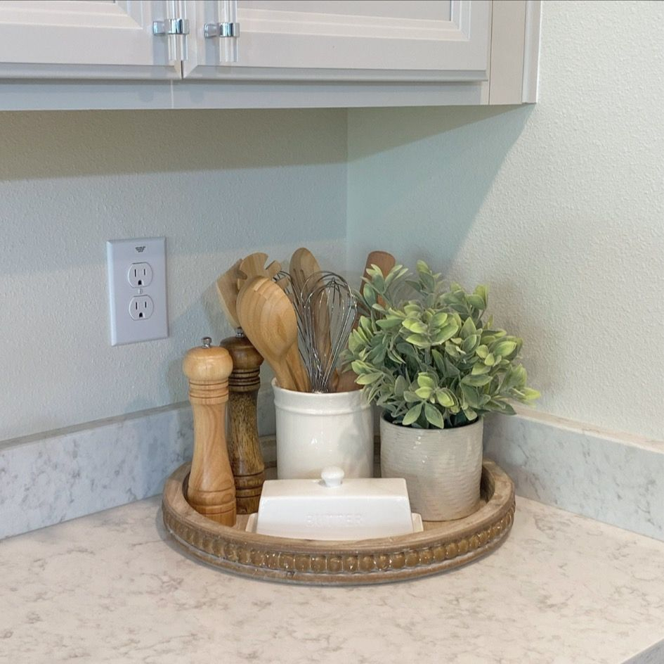 Why Your Kitchen Counter Needs a Decorative Tray Right Now