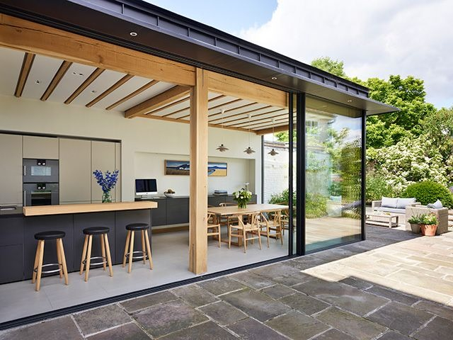 Kitchen That Extends Outside - Rustica House regarding How to Design an Outdoor Kitchen That Extends Your Home’s Living Space