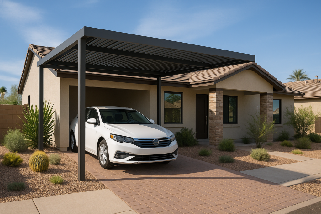 Maximizing Curb Appeal: Striking Carport Cover Designs To Consider ... within Designing an entrance that balances heavy vehicle use with striking curb appeal