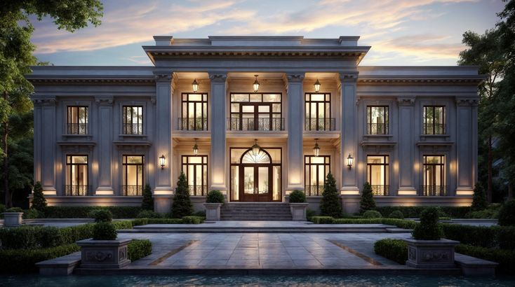 Neoclassical Architecture: A Timeless Tribute inside Neoclassical Home Design