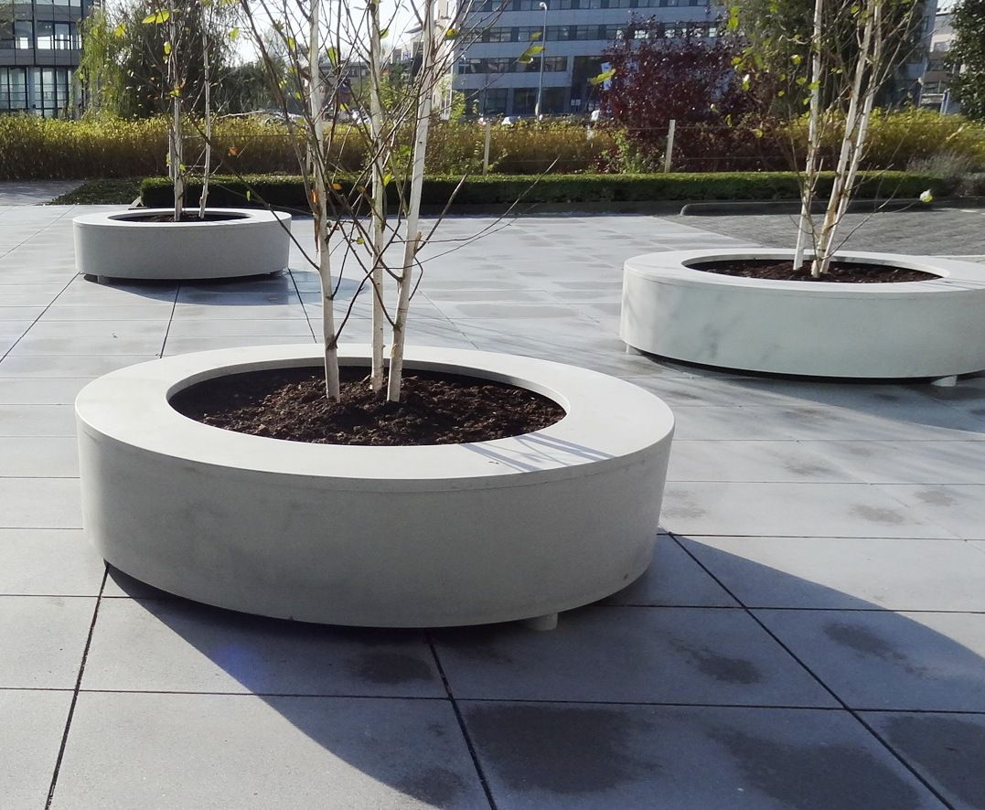 Polymer Concrete Planters By Potmaat for The Hidden Benefits of Using Concrete Urns in Modern Landscape Architecture