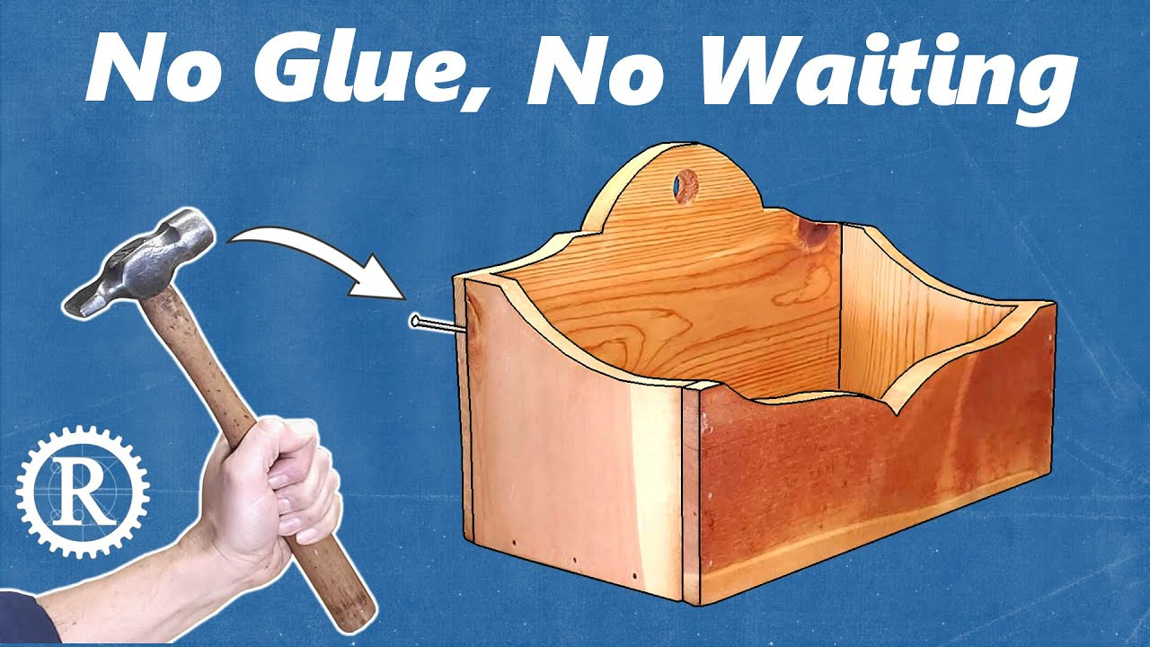 Quick Woodworking With The Ultra-Fast Nailed Rabbet Joint. - Youtube throughout Nail Joint Design
