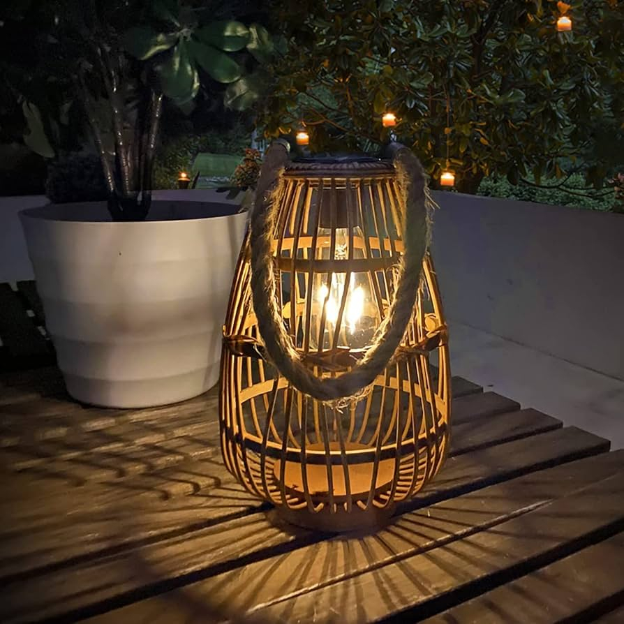Transforming Outdoor Spaces with Weather Resistant Wicker Lanterns