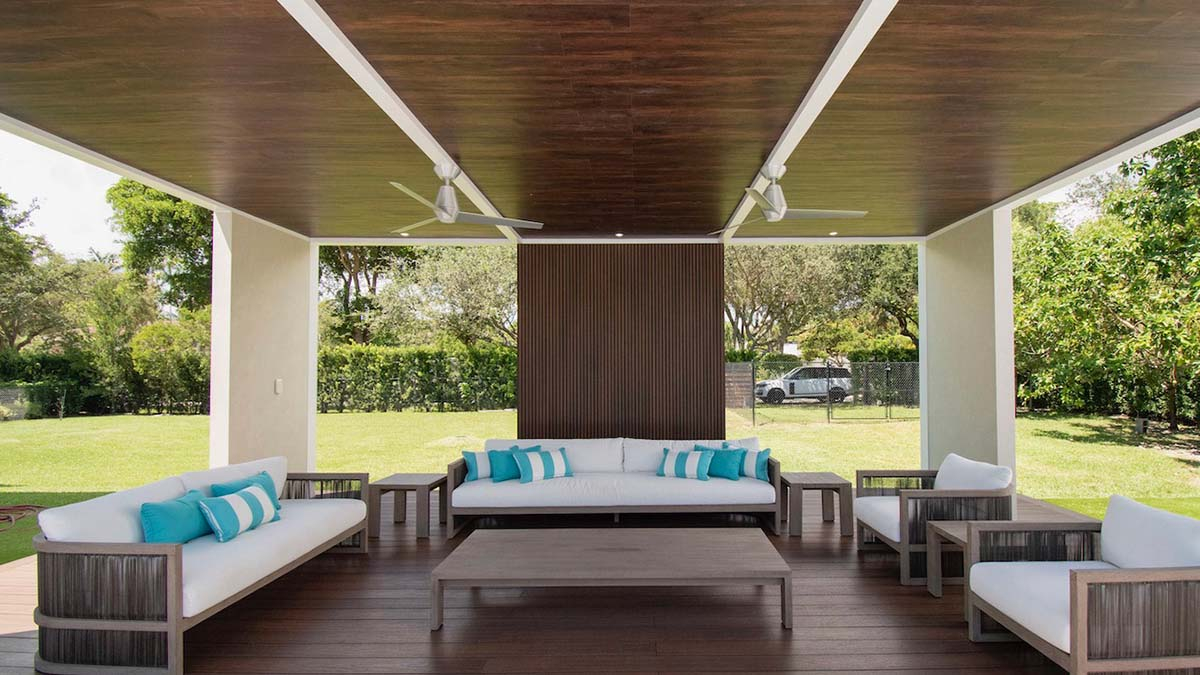 Selecting The Right Fan For Your Pergola - Azenco Outdoor intended for Creating a Breezy Pergola Space with Proper Fan Selection
